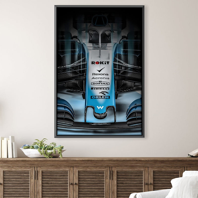 Williams-F1-Blue-1 Canvas