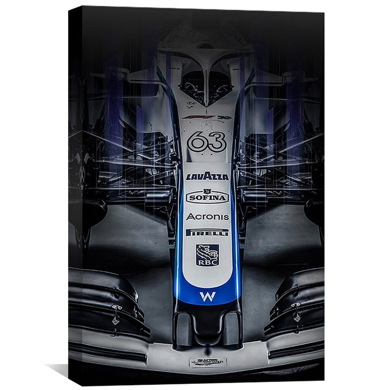 Williams-F1-Blue-2 Canvas