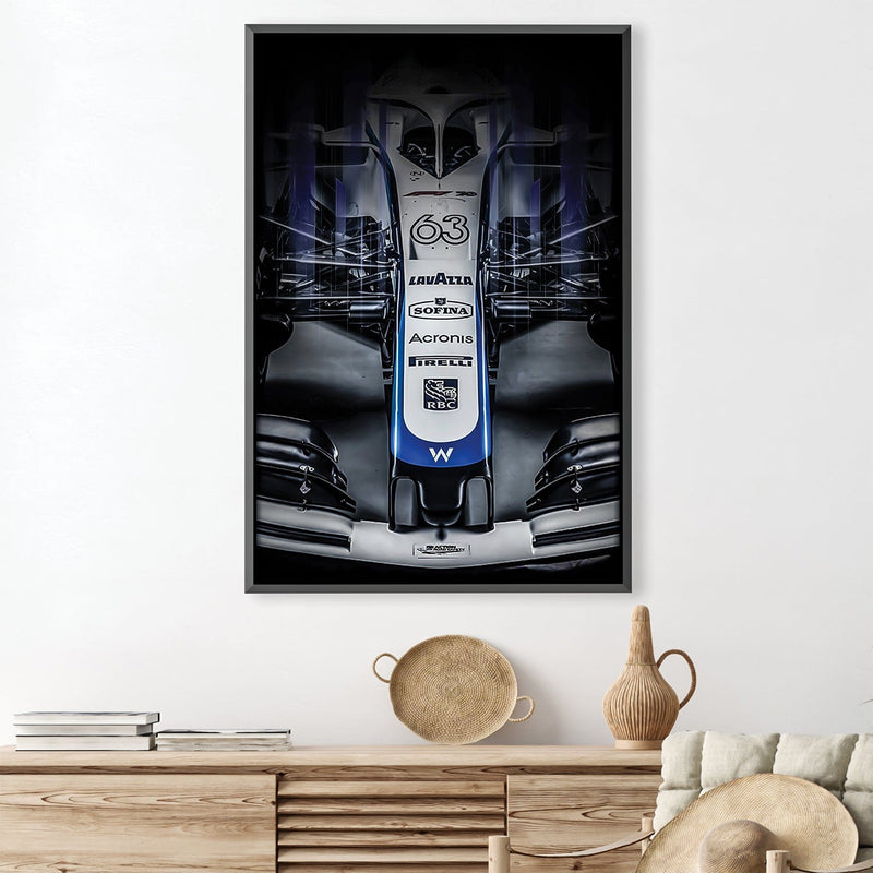 Williams-F1-Blue-2 Canvas