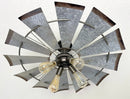 Farmhouse Windmill Ceiling Light | 30" Flush Mount by The Lamp Goods