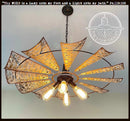 Windmill Chandelier Farmhouse STATIONARY Lighting Fixture