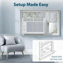 Window Air Conditioner, 7 Temp Dial, Cools up to 150 Sq.Ft.  A8501W