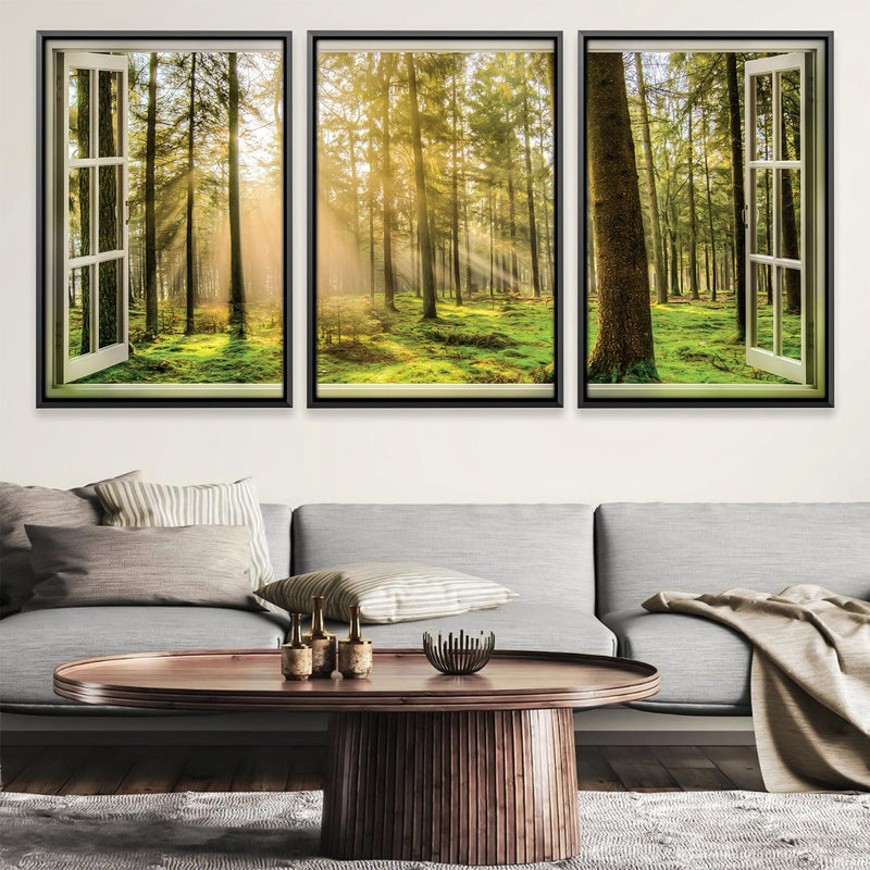 Window to Forestry Canvas