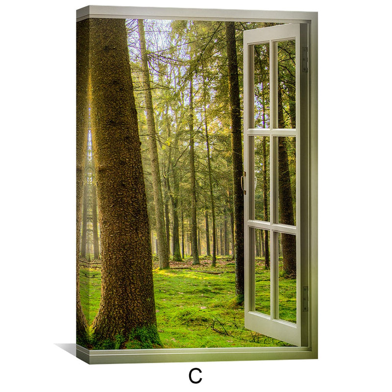 Window to Forestry Canvas