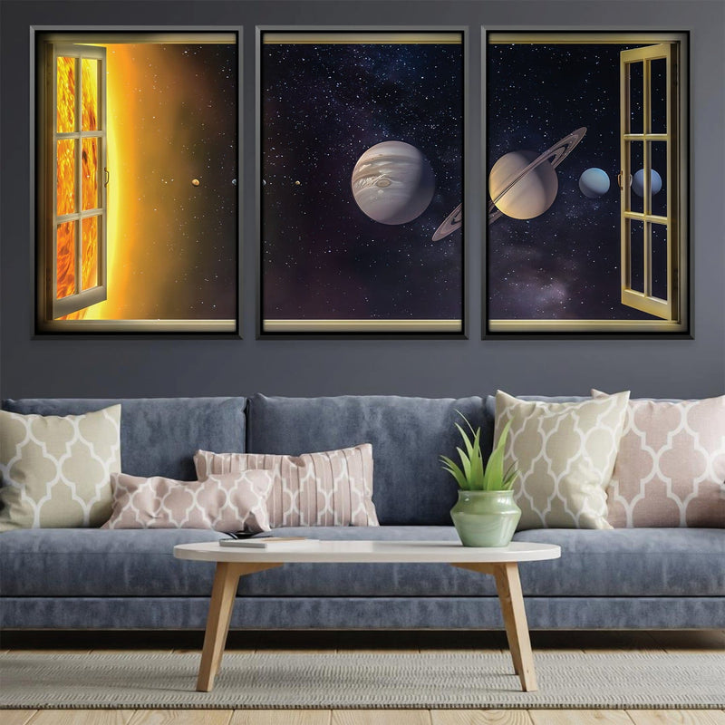 Window to Orbit Canvas