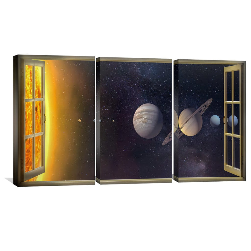 Window to Orbit Canvas