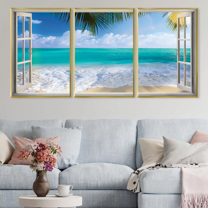 Window to Paradise Canvas