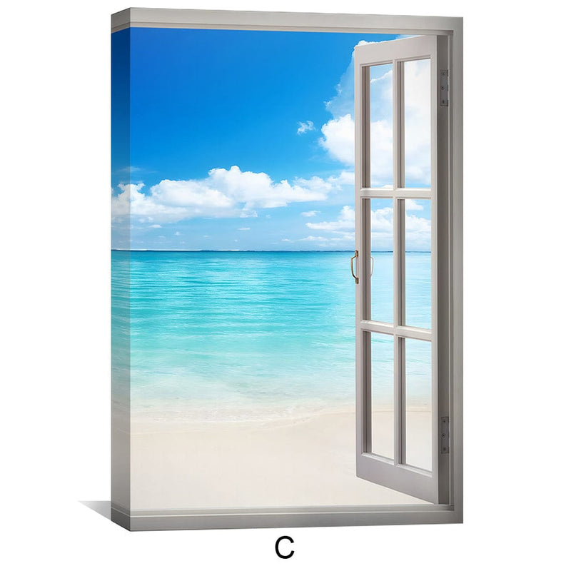 Window to the Beach Canvas