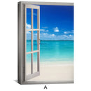 Window to the Beach Canvas
