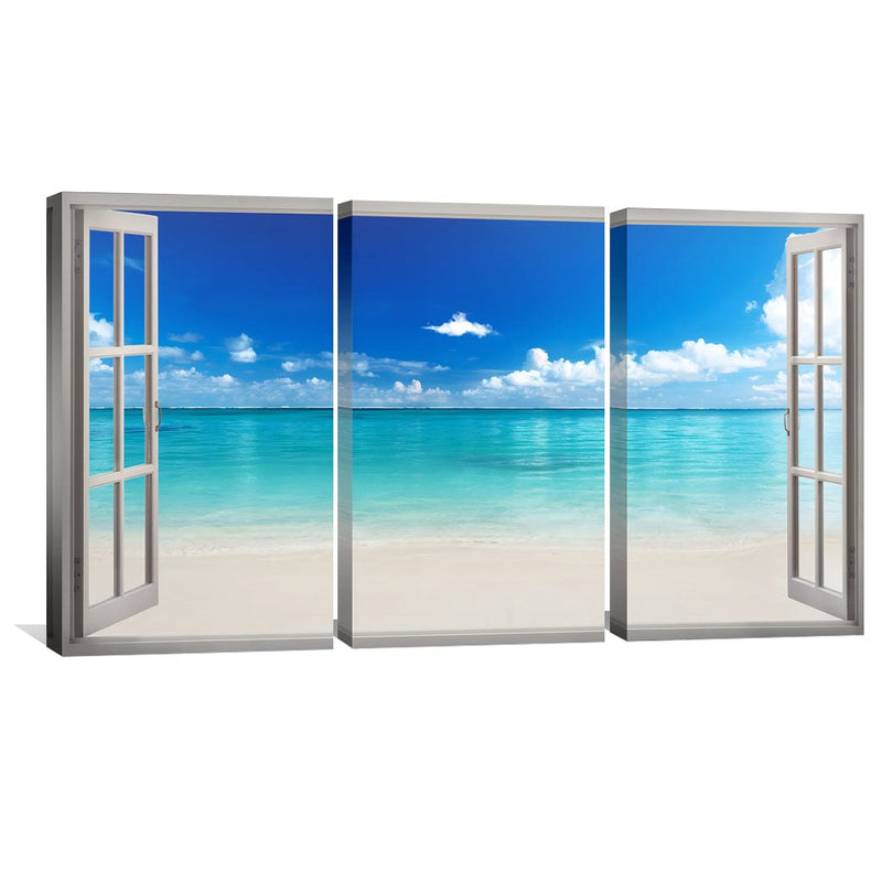 Window to the Beach Canvas