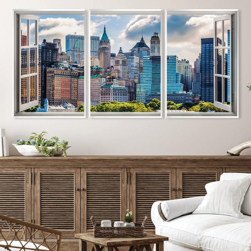 Window to the City Canvas