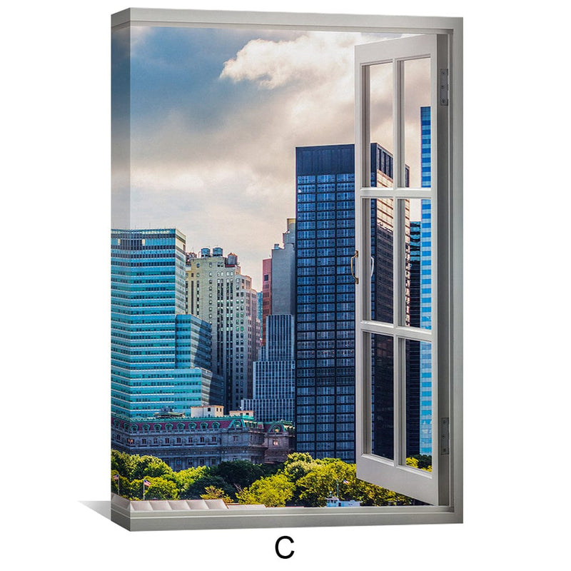 Window to the City Canvas