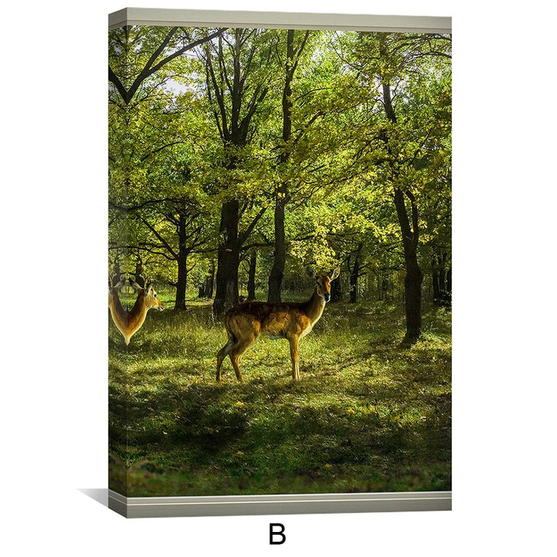 Window to the Fawn Canvas