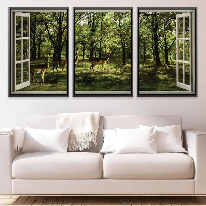 Window to the Fawn Canvas