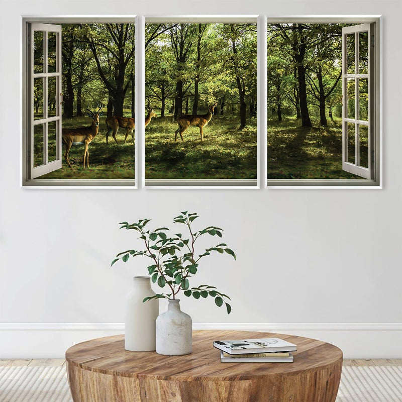 Window to the Fawn Canvas