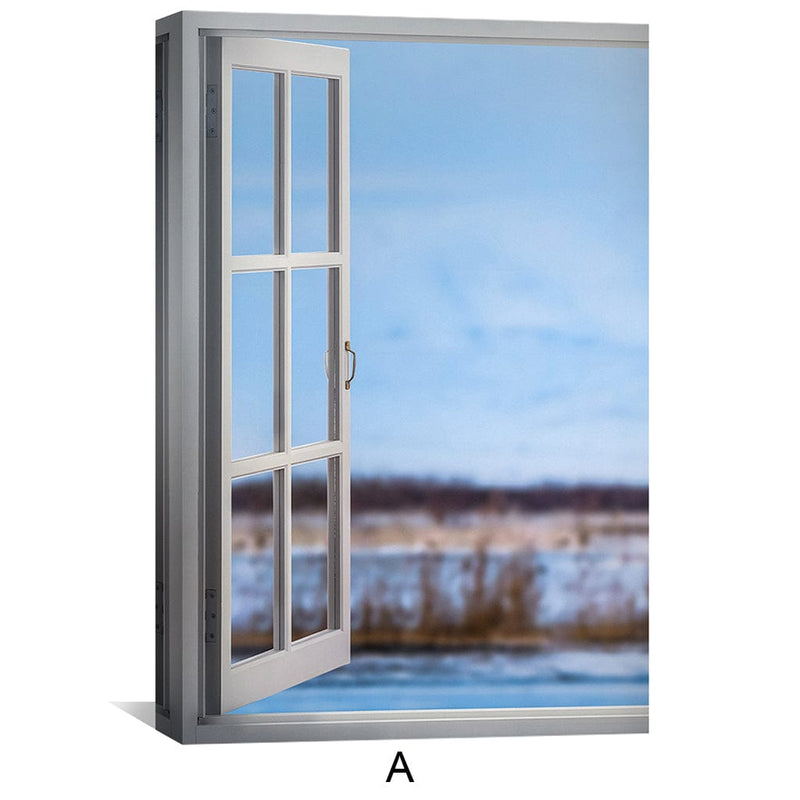 Window to the Geese Canvas