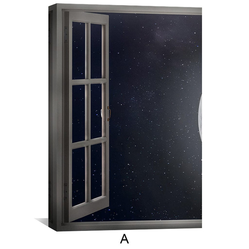 Window to the Moon Canvas