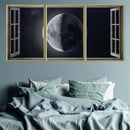 Window to the Moon Canvas