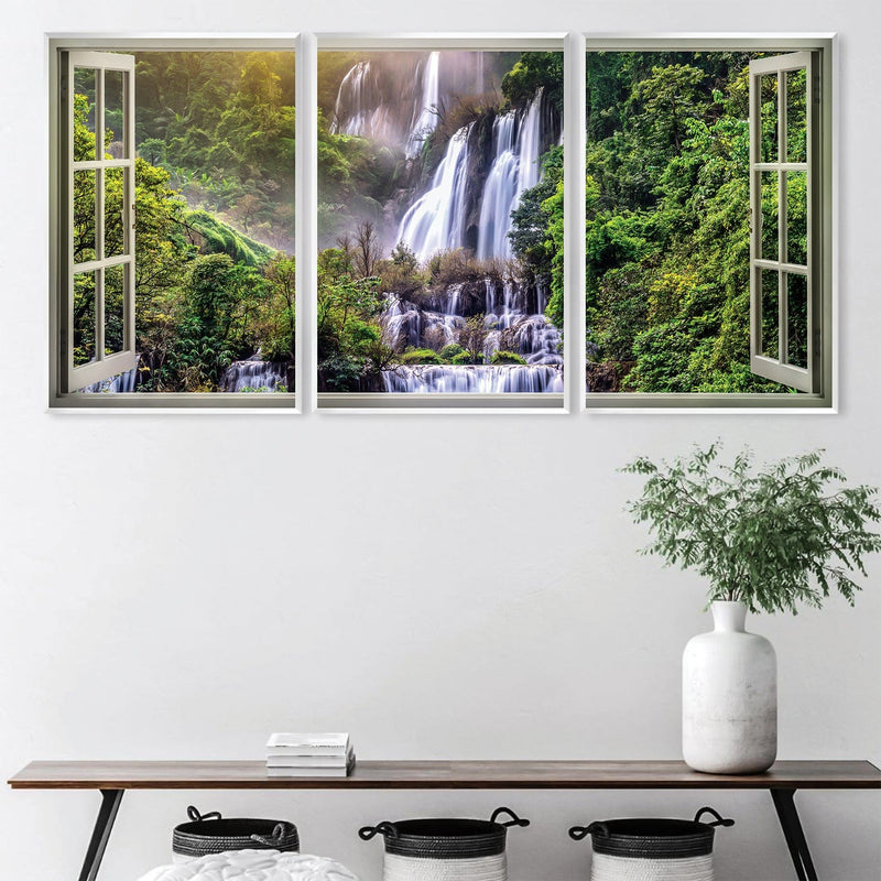 Window to the Waterfall Canvas