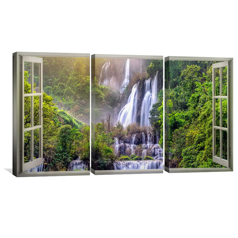 Window to the Waterfall Canvas