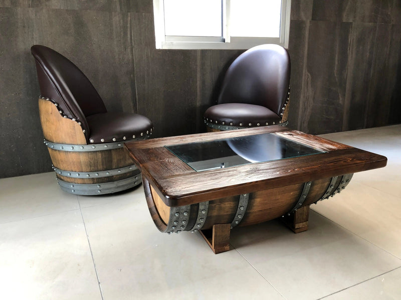 Wine Barrel Coffee Table