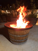 Whiskey & Wine Barrel Fire Pit — Hand-Built from Reclaimed Staves