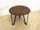 Whiskey & Wine Barrel Steel-Leg Center Table — Reclaimed Oak Top