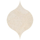 Thala Beige Fine Textured Winter Leaf Limestone Waterjet Mosaics 4 7/8x6 13/16