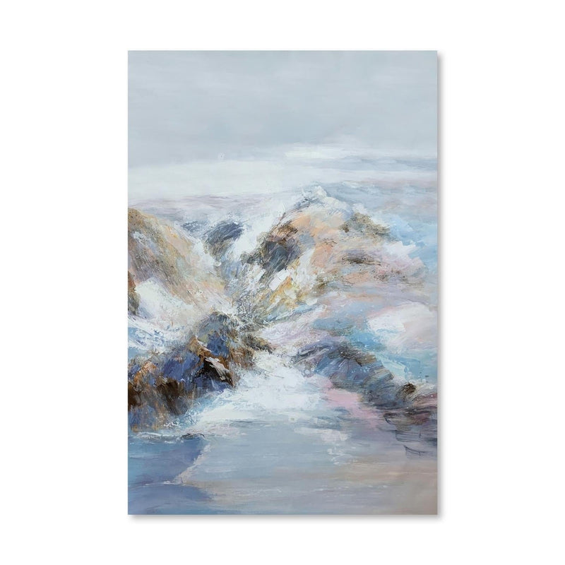 Winter Mountains Oil Painting