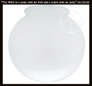6" Milk Glass Replacement Globe