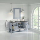 James Martin Breckenridge 60" Single Bathroom Vanity, Serenity Blue