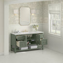 James Martin Breckenridge 60" Single Bathroom Vanity, Smokey Celadon