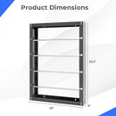 Wire Spool Rack with 4 Rods for Electrical Industrial and Retail Use-Gray by LJGDeals