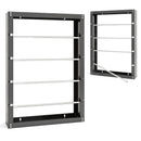 Wire Spool Rack with 4 Rods for Electrical Industrial and Retail Use-Gray by LJGDeals