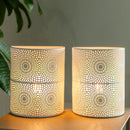 Set of 2 8''H Wall Battery Powered Lamp (Sunflow white)