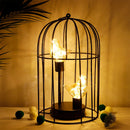 12"Tall Battery Operated Birdcage Decorative Lamp