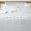 Box-Stitched Seersucker Quilt Set - Seersucker Collection by Great Bay Home