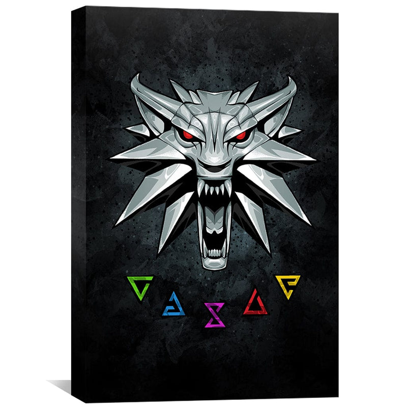 Witcher Sigil Canvas