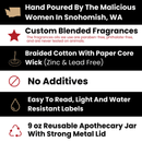 Malicious Women Co. She Believed She Could But Has ADHD Organizing Pencils 9oz Soy Wax Candle | Long Lasting Scented Mental Health Gift USA Made