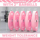 Synergee Pink EZ Grip Bumper Plates