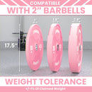 Synergee Pink EZ Grip Bumper Plates