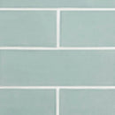 Sage Glossy Subway Ceramic Tiles 4x12