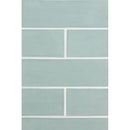 Sage Glossy Subway Ceramic Tiles 4x12