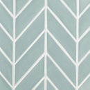 Sage Glossy Chevron Ceramic Tiles 2x6
