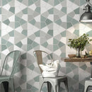 Sage Glossy Diamante Ceramic Tiles 6x6