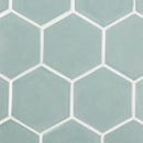 Sage Glossy Hexagon 5 Ceramic Tiles 5