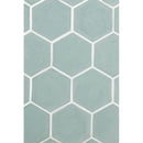 Sage Glossy Hexagon 5 Ceramic Tiles 5