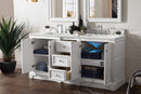 James Martin De Soto 72" Double Bathroom Vanity, Bright White