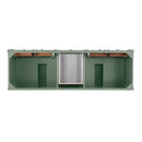 James Martin Brittany 72" Double Bathroom Vanity, Smokey Celadon