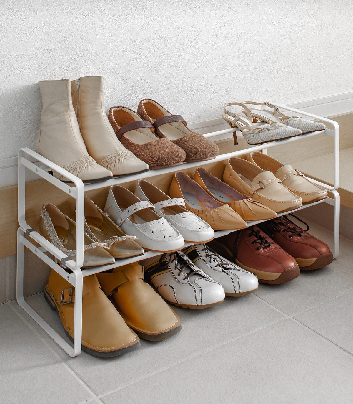 Stackable Shoe Rack (7" H)  - Steel, photo 3 of 10